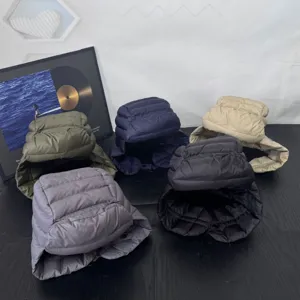 Winter outdoor thermal padded earflap trapper hat windproof ski bomber cap for men and women