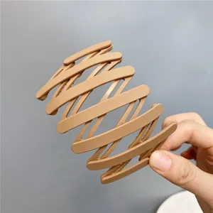 Expandable hair claw clip ponytail holder nesting bun maker cute hair styling tool accessory