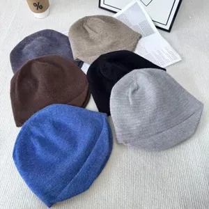Mujer invierno calido gorro de punto color solido casual suave beanie set multicolor.
