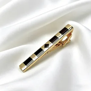 Men gold tie clip metal business suit accessory geometric tie bar stylish fashion jewelry