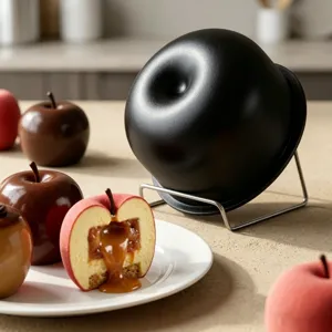 Mini Moule à Gâteau en Silicone Fruit Donut Pomme Myrtille Mousse Chocolat Moule de Cuisson Qualité Alimentaire Ustensile de Cuisine