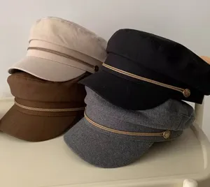 Damen Retro Achteck Mütze Herbst Winter warm vintage Freizeit Baskenmütze Kappe neu