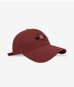 Sweet heart embroidered baseball cap for women, casual soft top dad hat with curved brim.