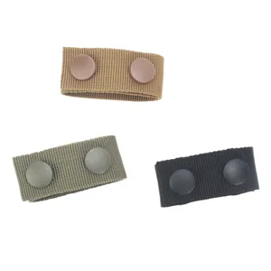 Fibbia per cintura tattica in nylon passante EDC con bottoni a pressione set da 3