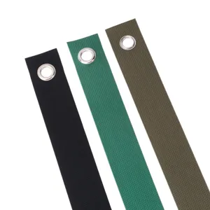 Correas de nailon para árboles con ojales metálicos, soporte resistente para plantas de jardín.