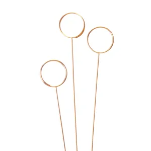 Metal floral card holders wire place card clips for bouquet decoration and floral arrangements
