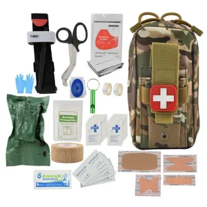 Portable Tactical First Aid Kit Nylon MOLLE Emergency Medical Bag Survival Utility Pouch For Outdoor Hiking Camping