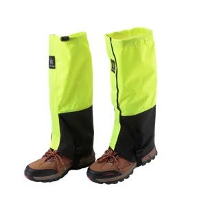 Polainas de Nieve Impermeables para Exteriores Calentadores de Piernas Cubiertas de Botas de Nieve Antiarena para Senderismo Esquí