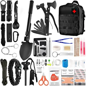 Outdoor Nood Overlevingsset Tactische Eerste Hulp Tas Multifunctioneel Kamperen Wandelen Apparatuur Nooduitrusting Set