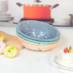 Silikon Rosen Kuchenform, flexible Backform für Valentinstag Küche zum leckeren Backen.