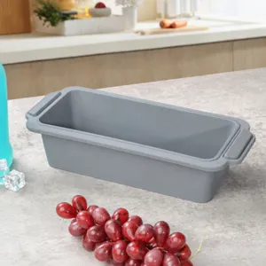 Stampo per Pane in Silicone Rettangolare Twill Torta Teglia da Forno Antiaderente Strumento da Cucina