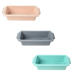 Stampo per pane in silicone rettangolare teglia da forno per dolci e pasticceria