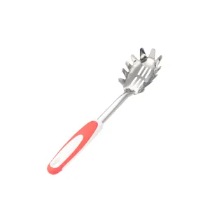 Cucchiaio per spaghetti in acciaio inossidabile con pratico manico antiscivolo da cucina