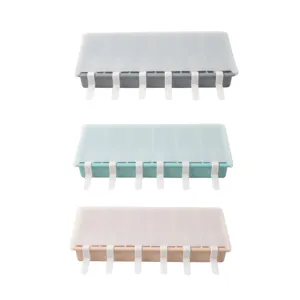 Stampo per ghiaccioli in silicone set da 3 con coperchi e bastoncini per dolci fatti in casa.