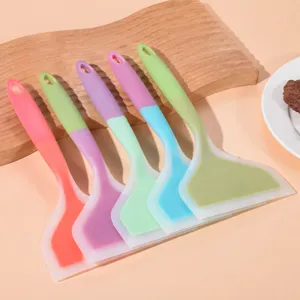 Wide Silicone Spatula Non-Stick Heat Resistant Tamagoyaki Turner For Kitchen Cooking Pancake Omelette Beef Steak Flipping Modern Minimalist Kitchenware