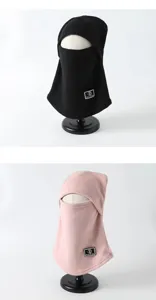 Thickened fleece balaclava winter warm windproof cycling mask outdoor skiing hat scarf.