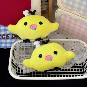 Cute Cartoon Little Yellow Duck Hair Clip Plush Sweet Duckbill Hairpin Women Hair Accessories