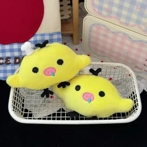 Cute plush duck hair clip sweet cartoon yellow duck bill clip for girls daily cute accessories