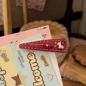 Graziosa molletta per capelli con pony cartone animato per donne e ragazze accessorio.
