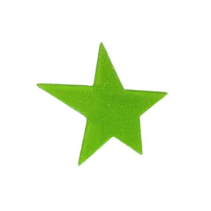 Green glitter star hairpin sweet y2k style cute geometric hair clip for women girls
