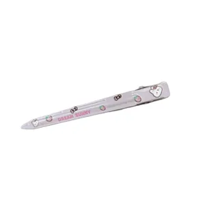 Cute purple long hair clip with strawberry and bunny print for sweet girls daily styling.