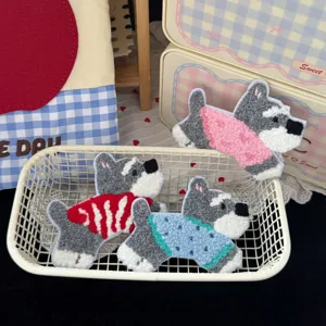Süße Plüsch Hund Klettverschluss Haarnadeln süße Cartoon Pony Haaraccessoires für Damen