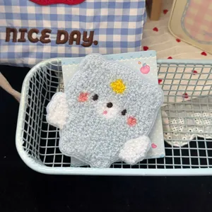 Cute fluffy little bear wings hair clip sweet Japanese style girl bangs hairpin accessory