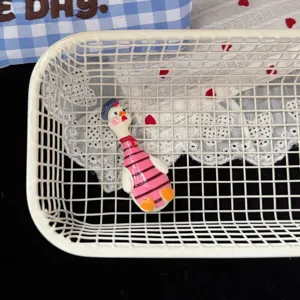 Joli clip à cheveux canard drôle et mignon pour femmes accessoire de coiffure doux.