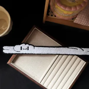 Cute fluffy dachshund long magic paste hair band funny accessory for daily wear style