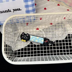 Jolie Barrette Chat Noir Bec de Canard Pince à Cheveux pour Fille Accessoires Mode Tendance