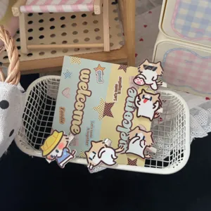 Simpatiche mollette per capelli gatto divertenti clip becco d'anatra kawaii donna moda