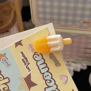Sweet candy color ice cream hair clip cute cartoon duckbill hairpin for girls summer