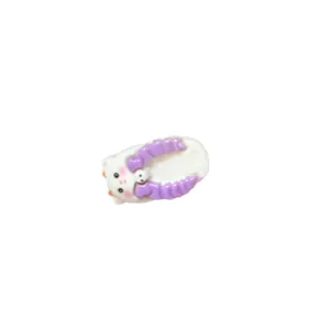 Cute cartoon bear hair clip candy color duckbill hairpin sweet girl hair accessories item