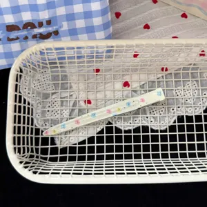 Cute blue bunny and cherry long hair clip, sweet cartoon duckbill clip for daily styling.
