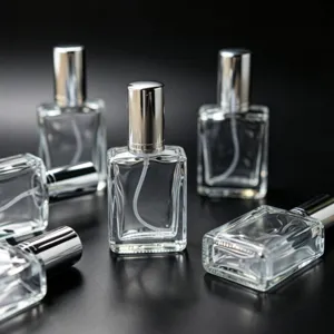 Empty Glass Perfume Atomizer Bottle Portable Refillable Travel Cosmetic Container Fine Mist Spray Bottle