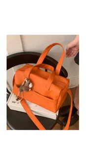 Borsa a tracolla grande capacità stile coreano borsa cuscino pelle morbida versatile