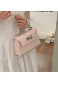 Rosa Krokodil Muster Damen Handtasche stilvolle Kelly Tasche lässige Umhängetasche Alltag
