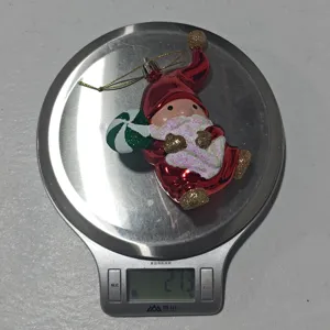 Christmas hanging ornament Santa Claus figure holiday tree decor lightweight 21g festive party decoration