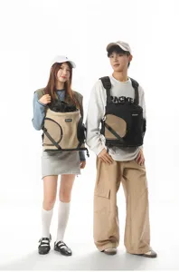 Outdoor pet front backpack detail showing breathable mesh and comfortable fit for traveling.