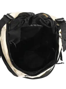 Outdoor portable pet backpack with breathable mesh design, comfortable travel bag for small pets.