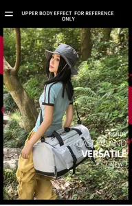 Grand sac de voyage imperméable pour le camping en plein air et les bagages d'épaule.
