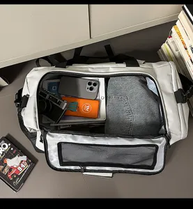 Grand sac de voyage capacite sac a bandouliere multifonctionnel pour sport et loisirs
