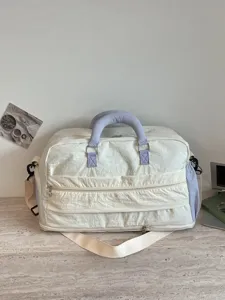 Sac de voyage polyvalent style coréen avec compartiment chaussures et séparation humide et sèche