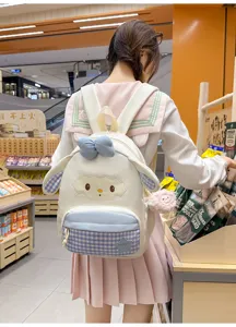 Sac à dos agneau mignon doux style japonais cartable voyage sac de jour étudiant quotidien