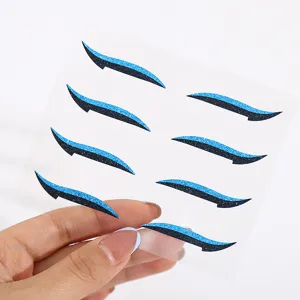 Reusable self-adhesive glitter eyeliner stickers, perfect for party, stage and daily eye makeup.