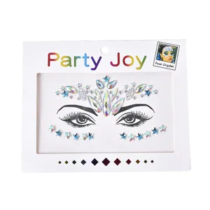Festival face gems rhinestones crystal temporary body stickers for party makeup decoration