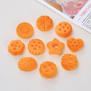 Biscotto in Resina Creativo Gioco di Cibo Miniatura Fatto a Mano DIY Accessori di Colla per Crema Ciondoli per Gioielli