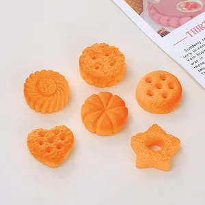 Accessori di biscotti in resina dolce per artigianato fai da te e decorazione custodia.