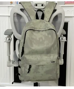 Tie-dye casual commuter backpack, large capacity school bookbag for high school and college.
