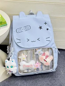 Zaino ita bag carino stile coreano con orecchie di gatto grande capacità per studentesse